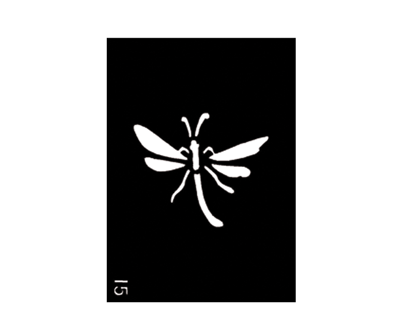 Body Stencil #15 (3" x 4") (Butterfly)