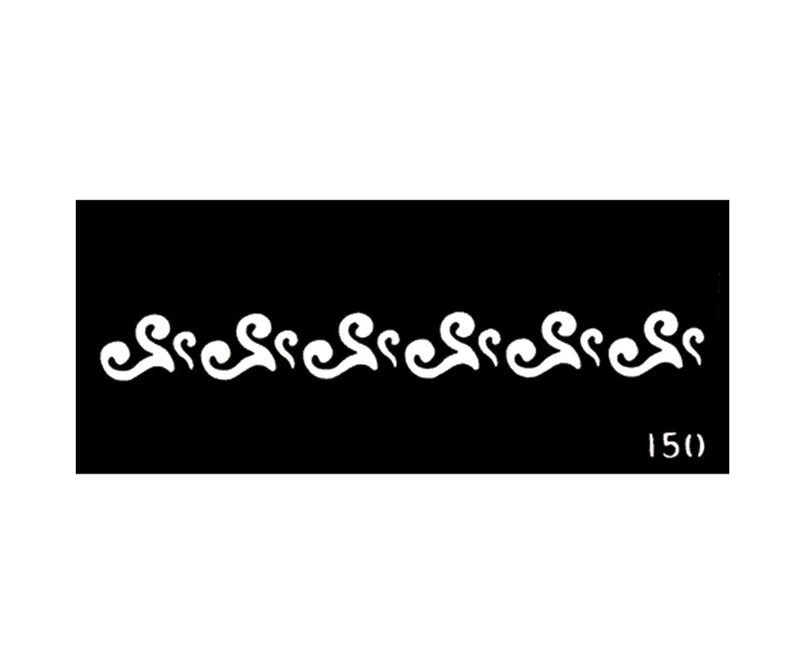 Body Stencil #150 (2" x 5") (Tribal Design)