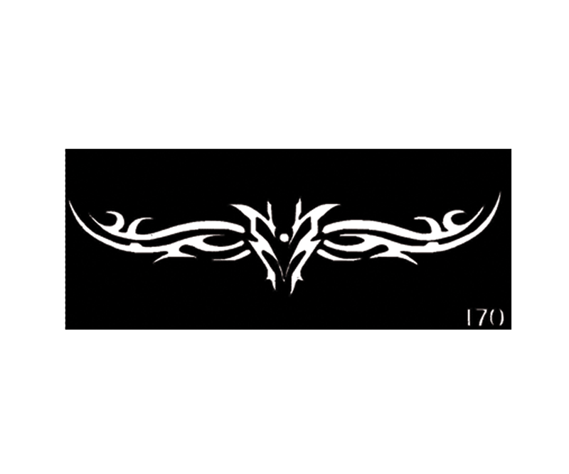 Tribal Design Body Stencil #170 (2" x 5")