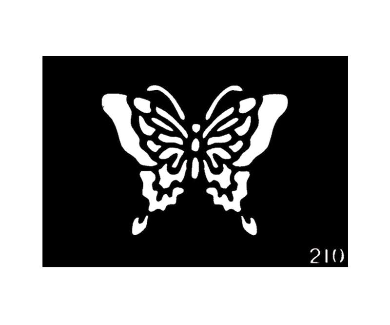 pochoir tatouage temporaire papillon