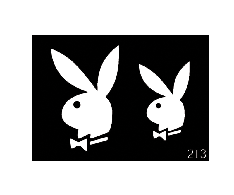 Pochoir tatouage temporaire Playboy 