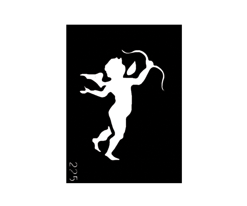 Cupid Body Stencil #225 (3" x 4")