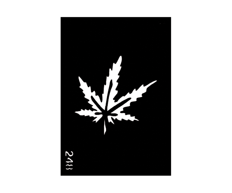 Feuille de Pot tatouage temporaire