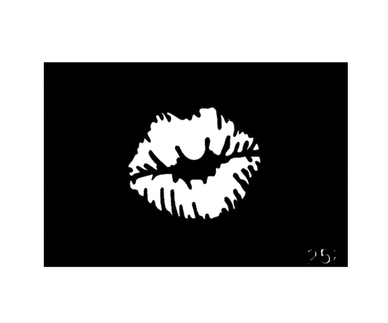 Body Stencil #258 (3" x 4") (Lips)