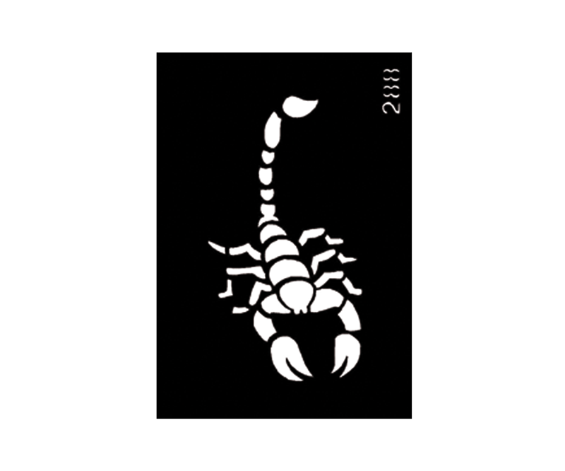 Body Stencil #288 (3" x 4") (Scorpion)