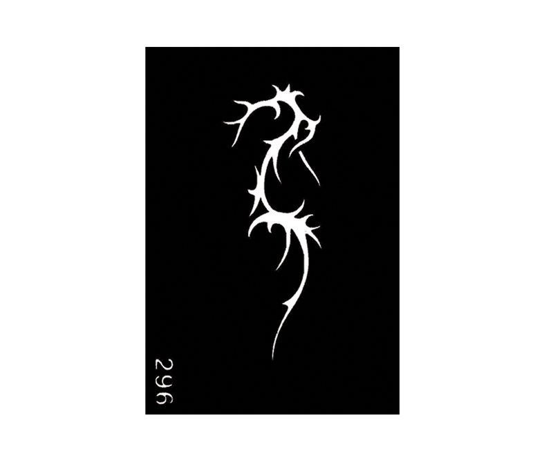 Tribal Design Body Stencil 
