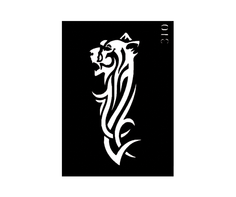 Body Stencil #310 (3" x 4") (Lion)