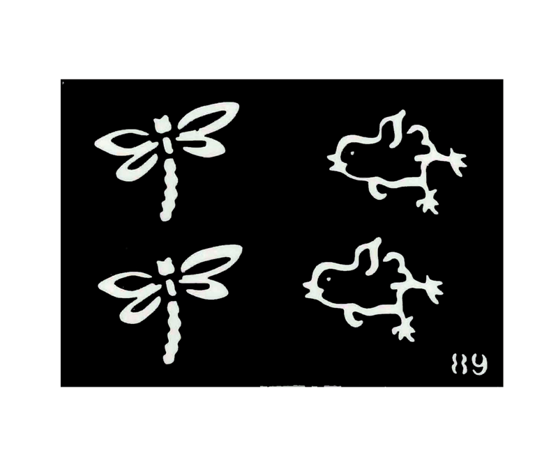 Butterfly Body Stencil 
