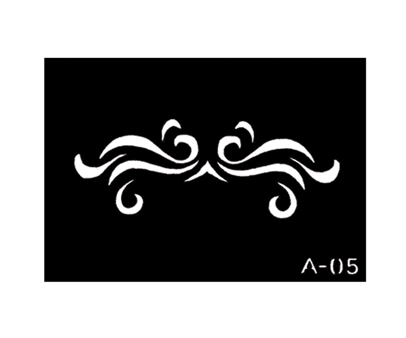 Body stencil 3'' X 4'' A-05