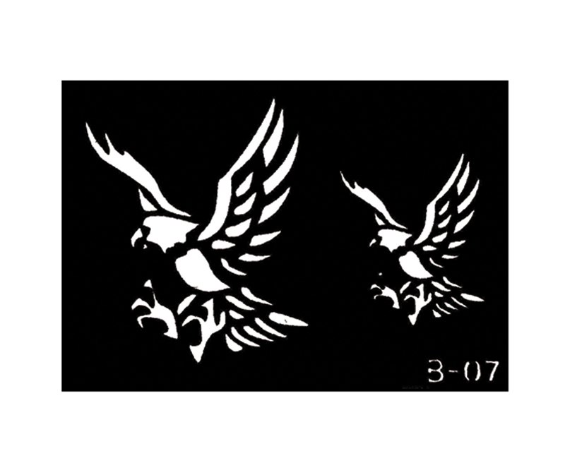 pochoir tatouage aigles