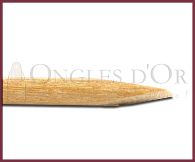 Pousse Cuticules en Bois d'Oranger Court Unité