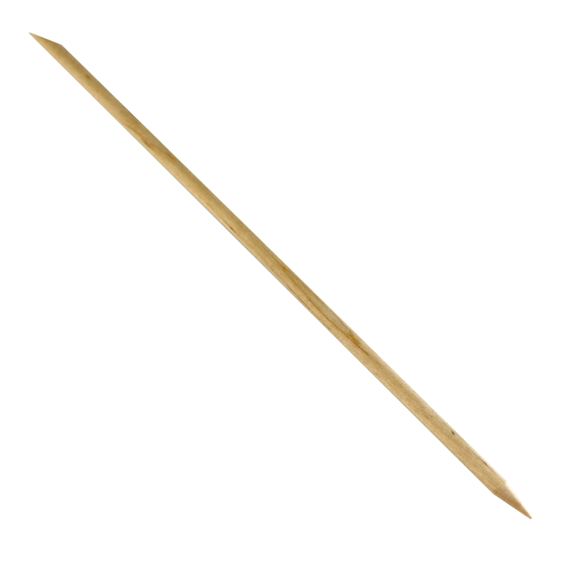Orange wood cuticle pusher Short (11.5cm) 12 units (PCBOC12)