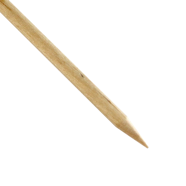 Orange wood cuticle pusher Short (11.5cm) 12 units (PCBOC12)