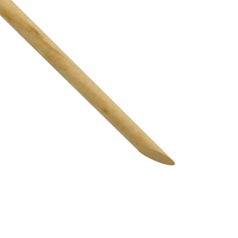 Orange wood cuticle pusher Short (11.5cm) 12 units (PCBOC12)