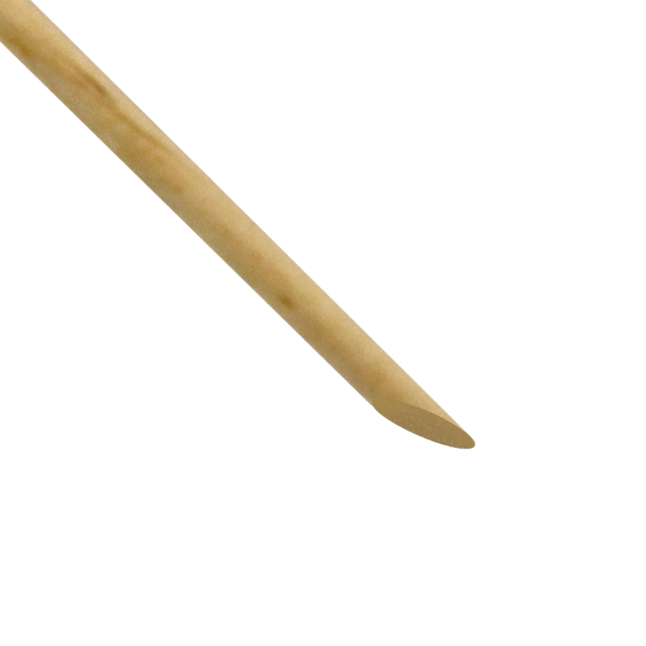 Orange wood cuticle pusher Short (11.5cm) 12 units (PCBOC12)