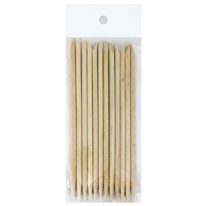 Orange wood cuticle pusher Short (11.5cm) 12 units (PCBOC12)