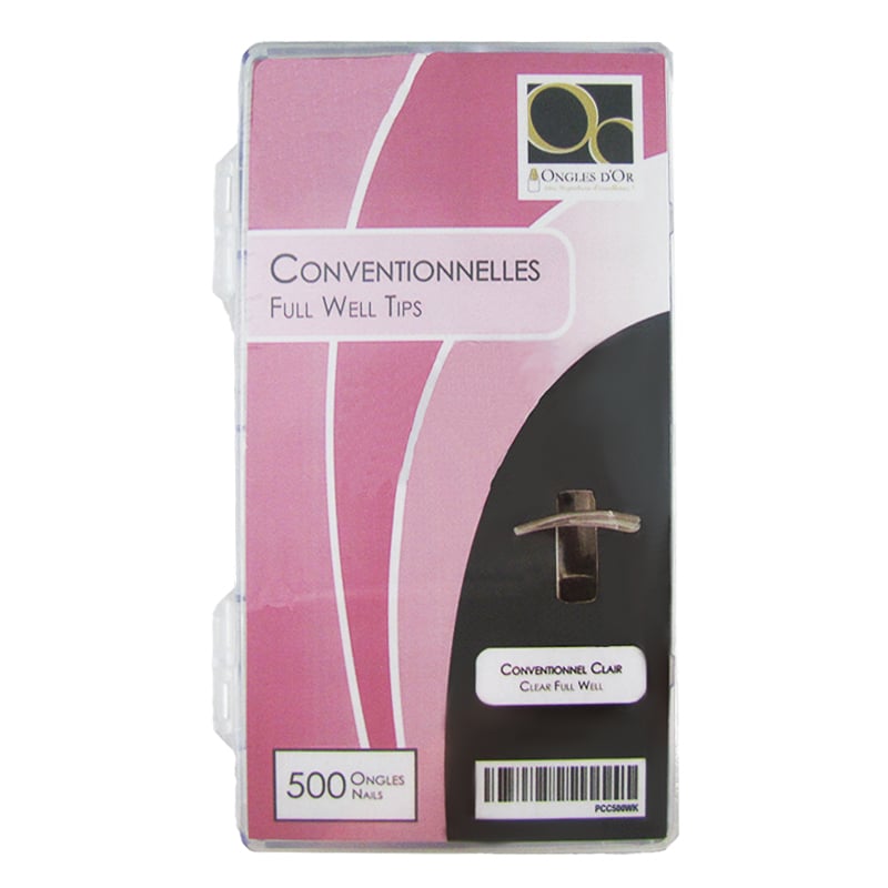 boite de 500 prothèses conventionnelles claires