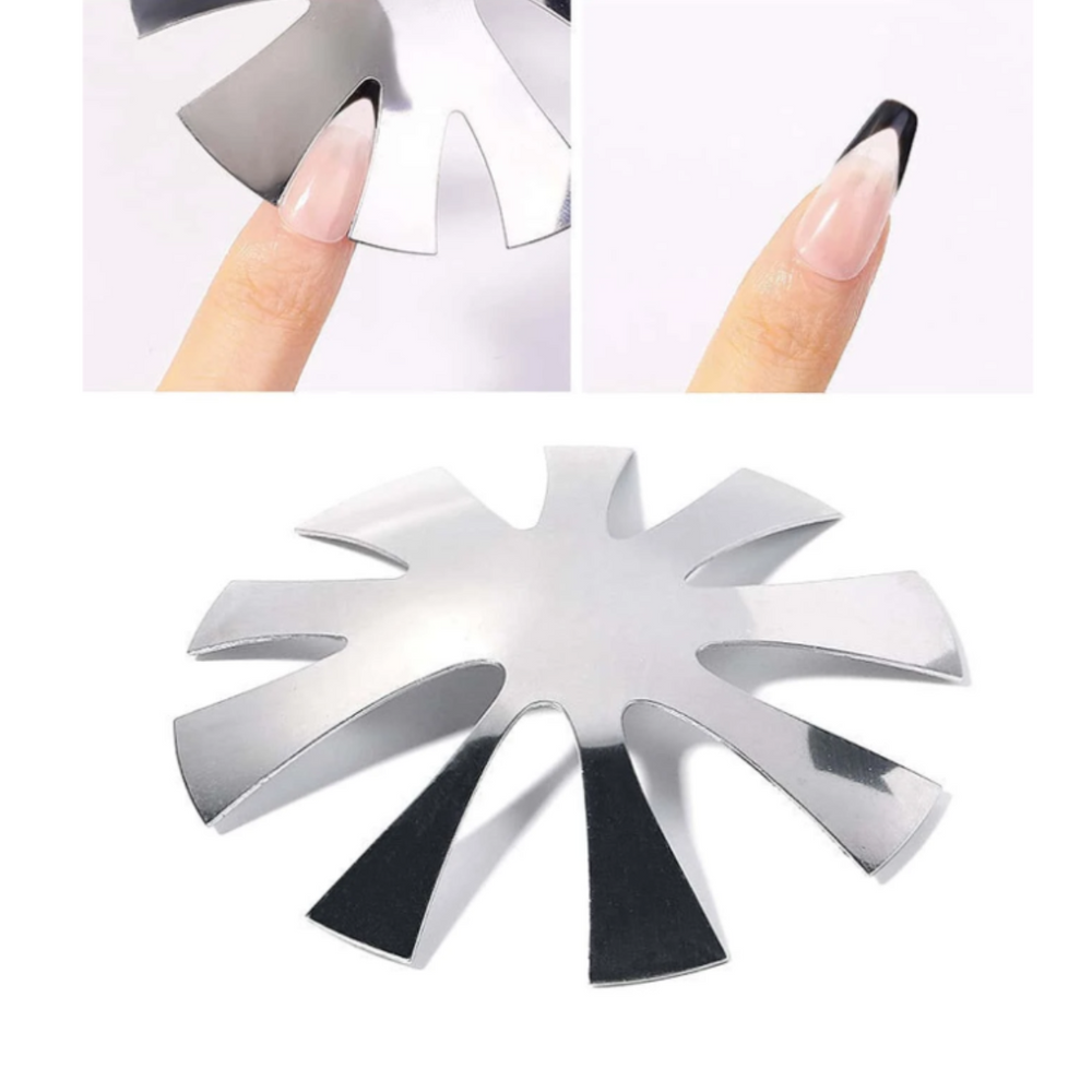 French Smile Cutting Plate for French Manicure V-Shape