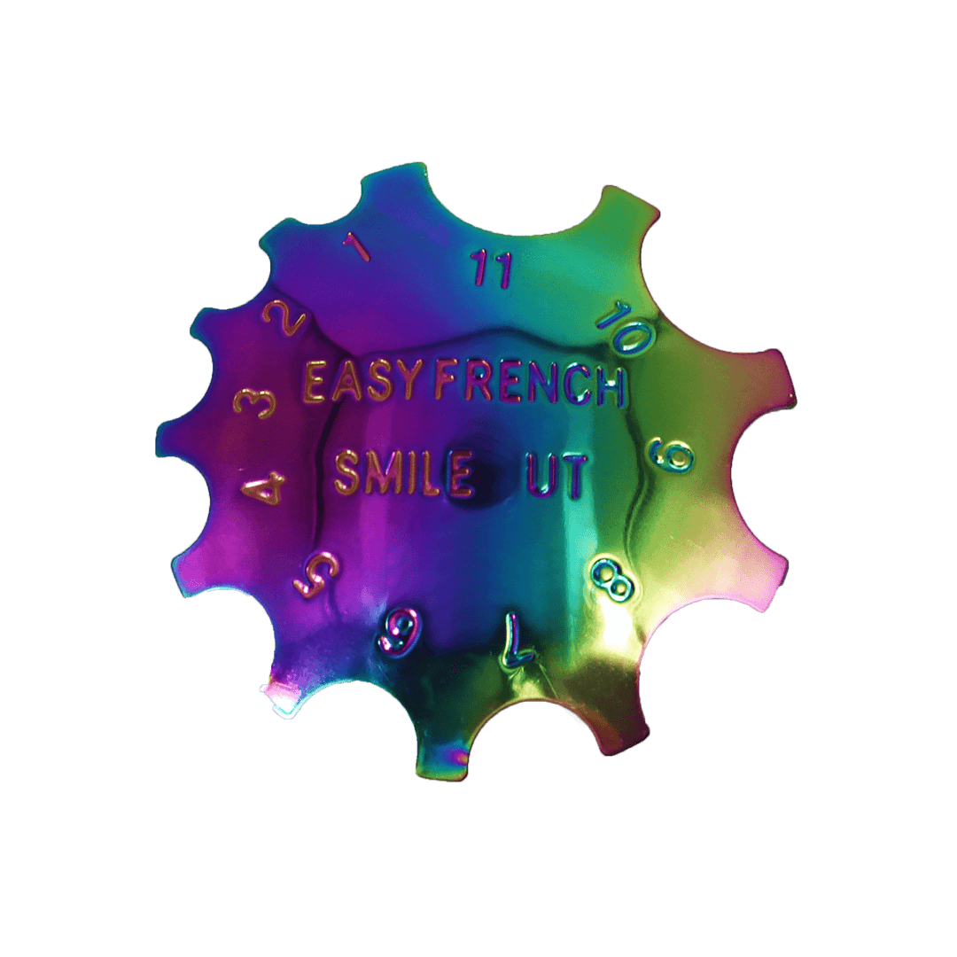 French Smile Cutting Plate for French Manicure 11 sizes