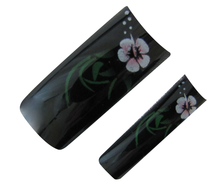 Capsules Déco. Françaises Fleurs Blanches sur Noi