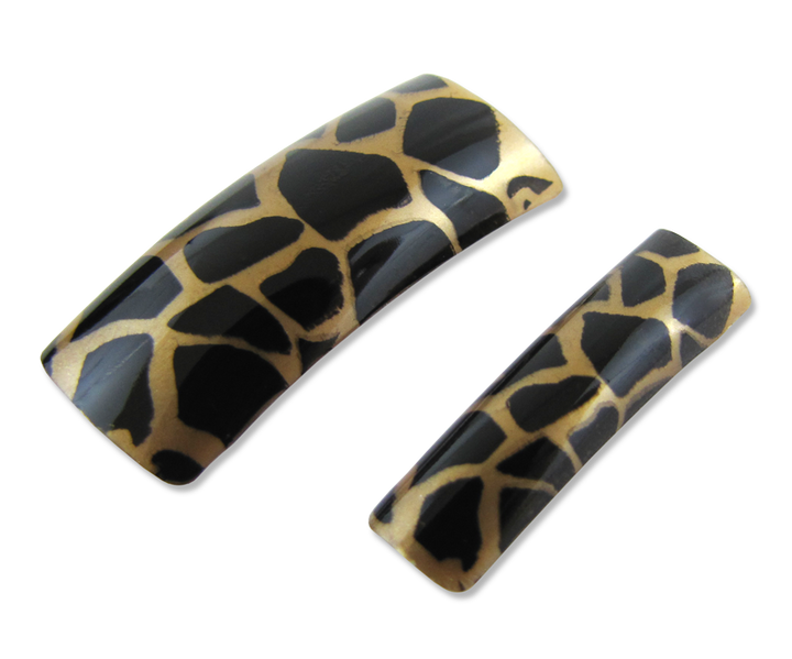 Capsules girafe or et noir