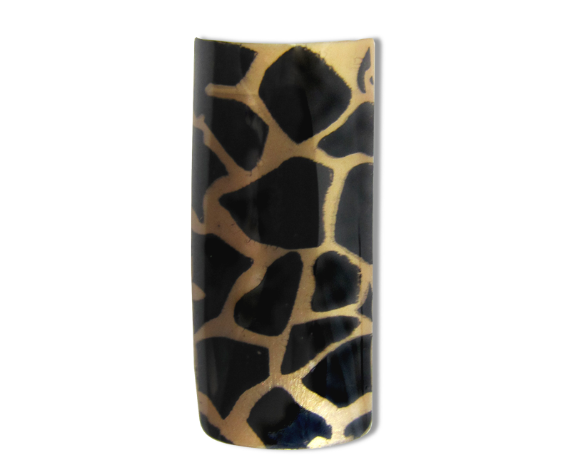 Prothèses girafe or et noir
