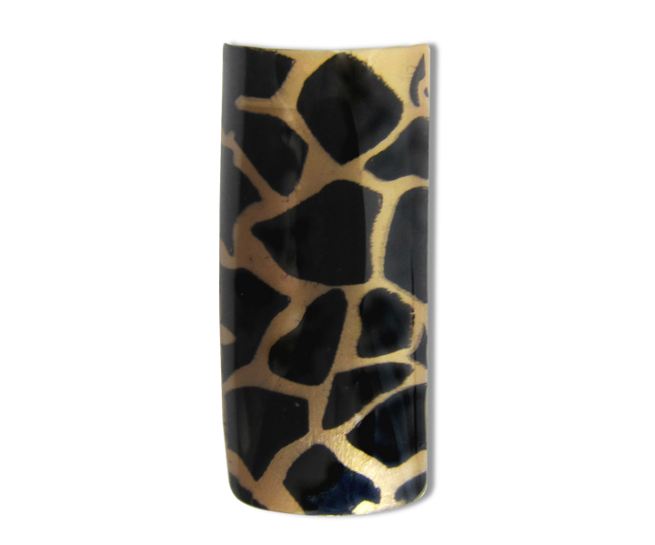 Prothèses girafe or et noir