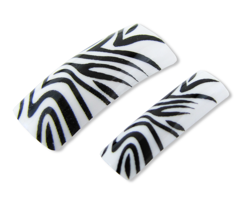 Capsules ongles zèbre