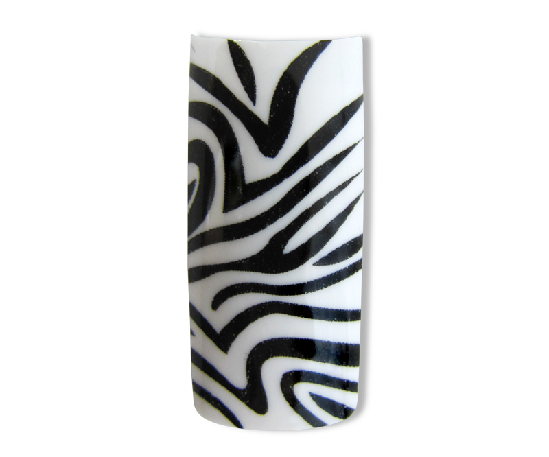 Prothèse ongles zèbre