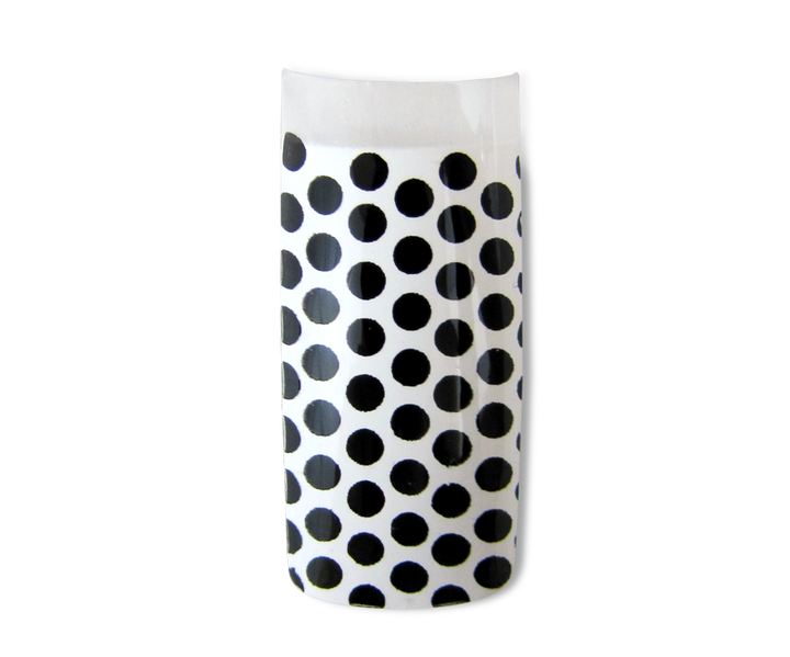 Prothèses Déco. Françaises Petit Pois Noir sur Blanc