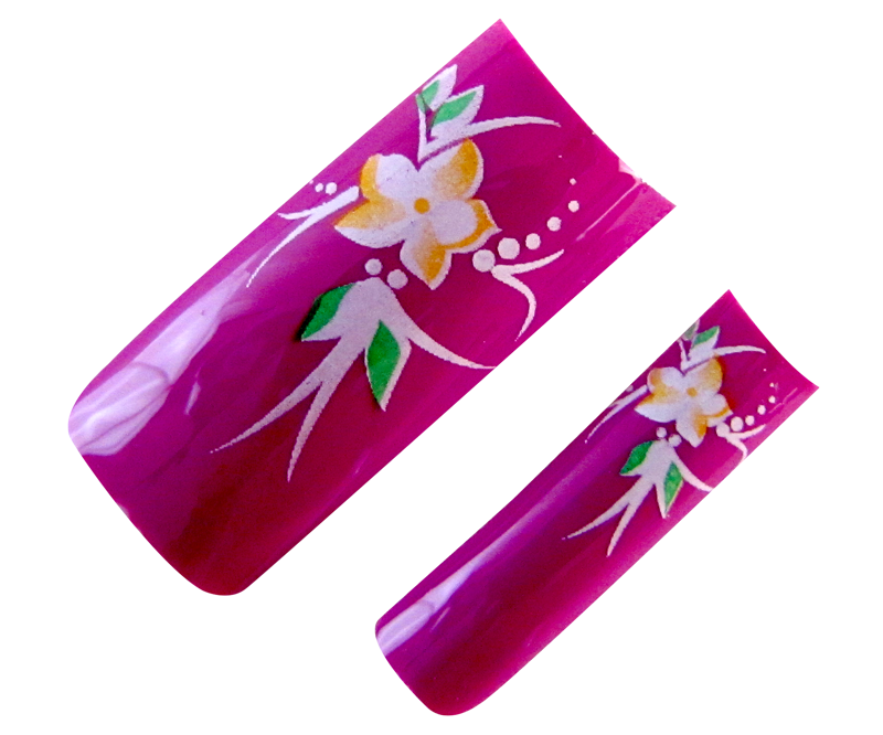 prothèses fleur rose fuschia