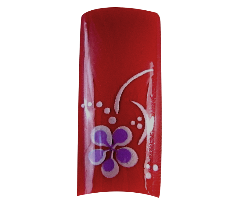 capsules fleur rouge