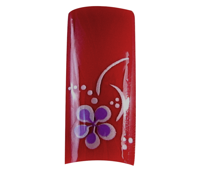 capsules fleur rouge