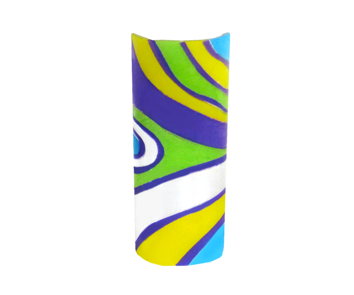 capsules ongles psychédélique