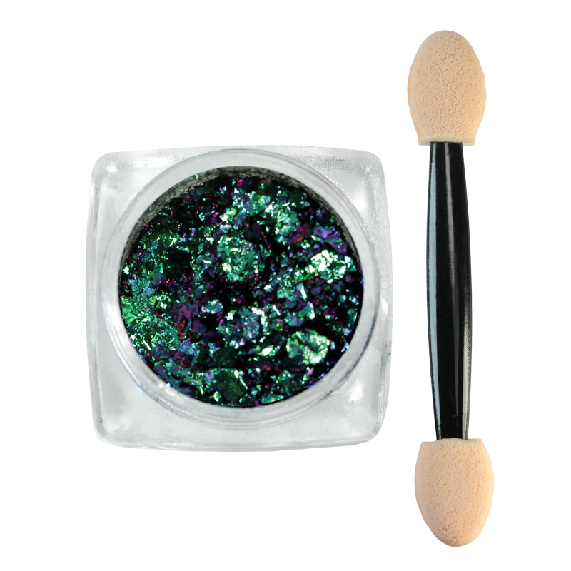 Chameleon effect powder #6 - green/purple