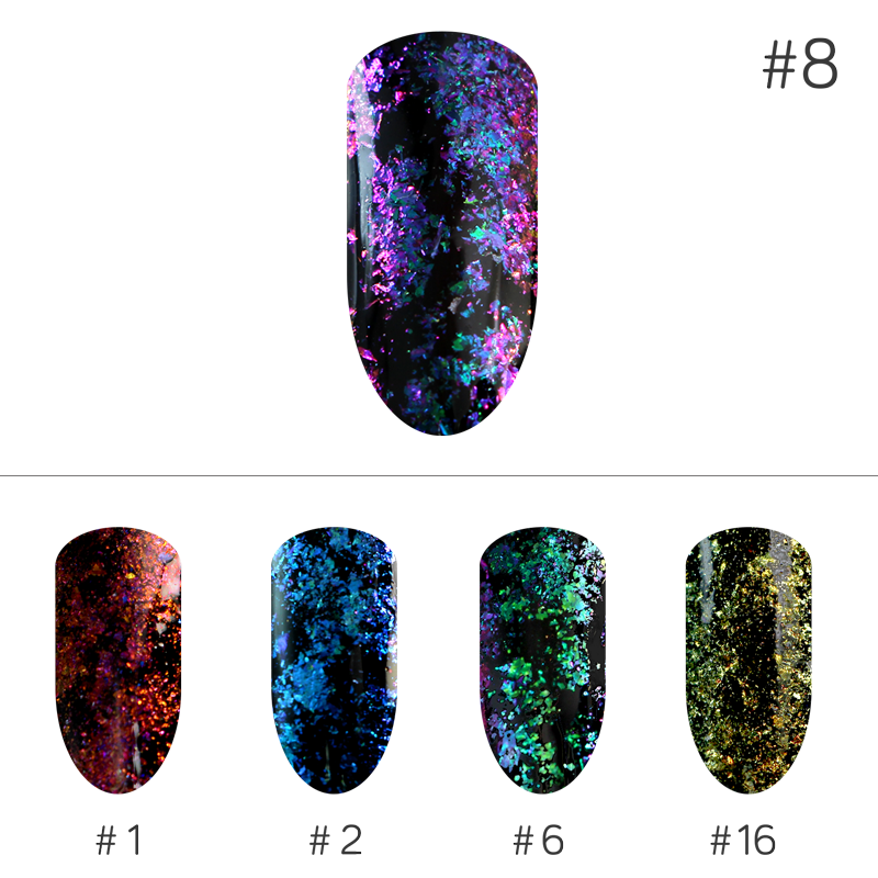 Chameleon effect powder #8 - purple/turquoise