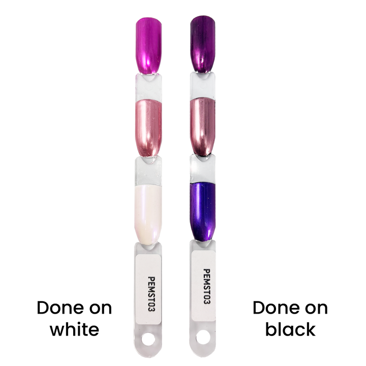 Solid Nail Powder Metallic Effect 3 Colors 