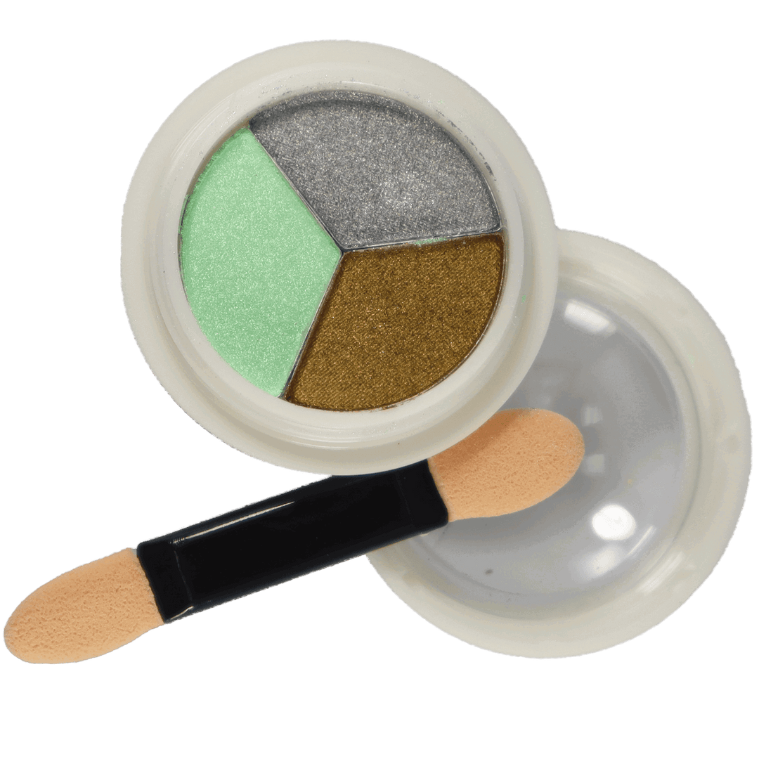 Solid Nail Powder Metallic Effect 3 Colors #07 Green/Gold/Silver