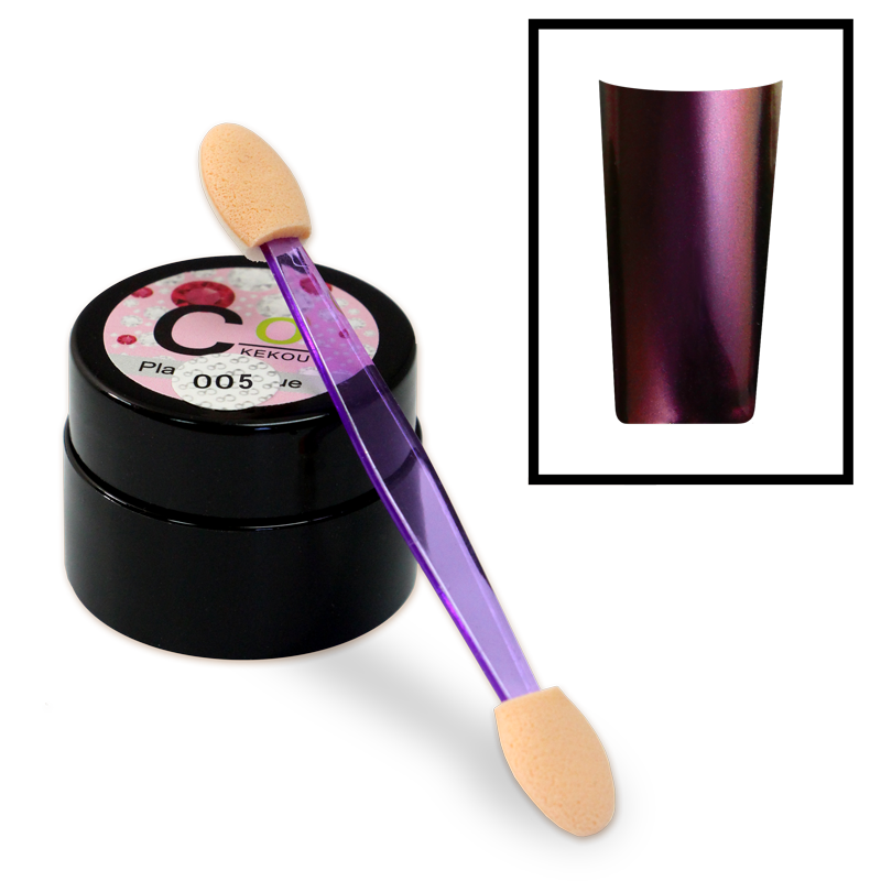 Effet sirène jaune et mauve
