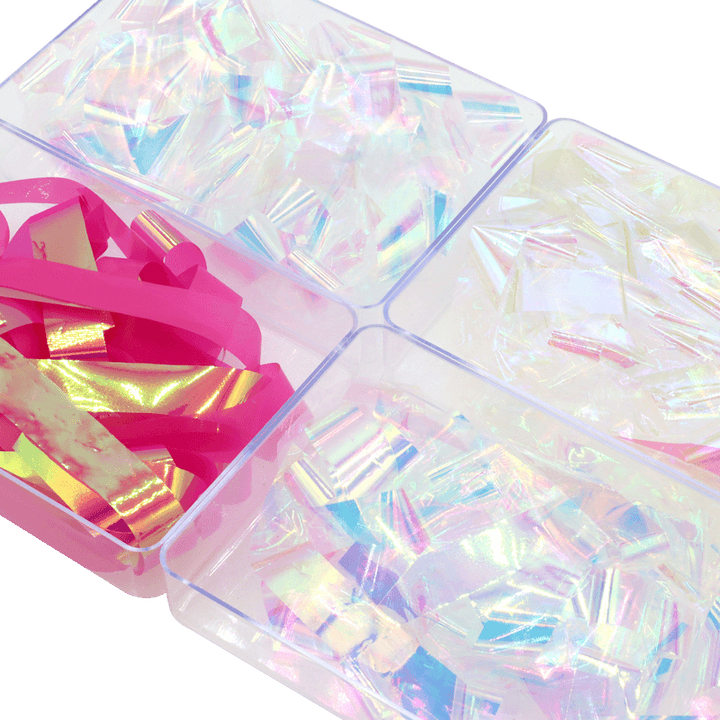Papier Effet Verre Aurora 4pcs