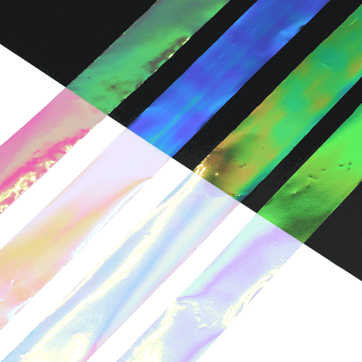Papier Effet Verre Aurora 4pcs