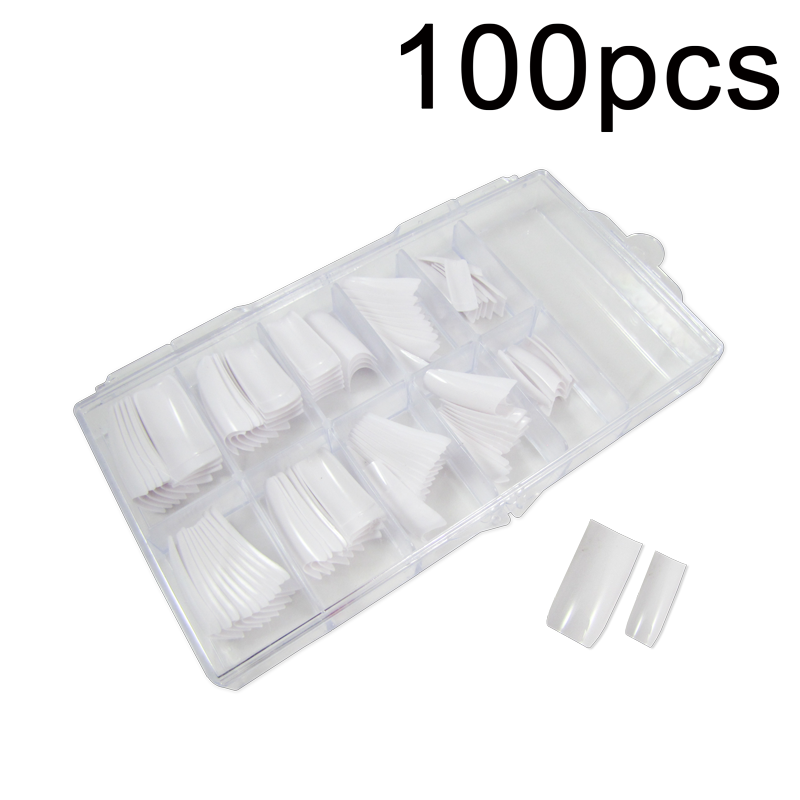Prothèses Françaises Blanches Jinhong Art Nail (100 pcs) - boite