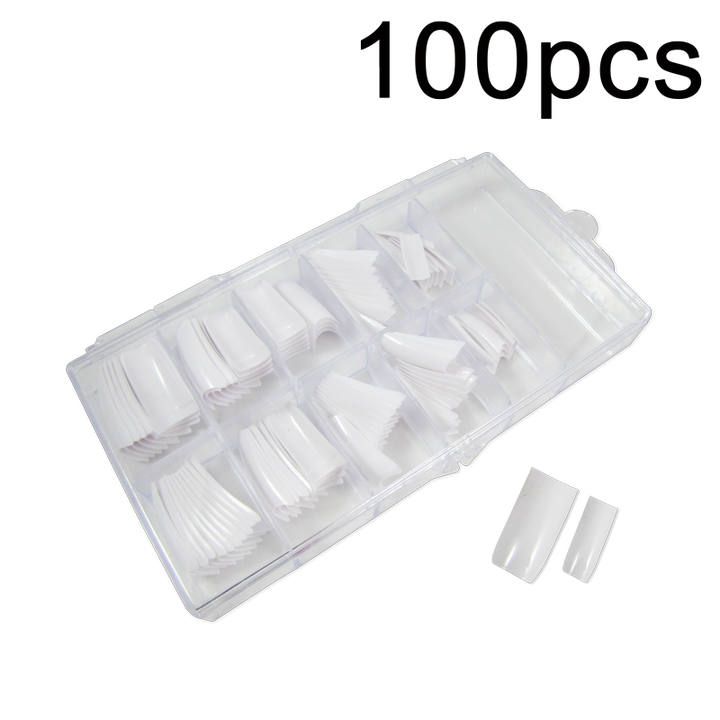 Prothèses Françaises Blanches Jinhong Art Nail (100 pcs) - boite