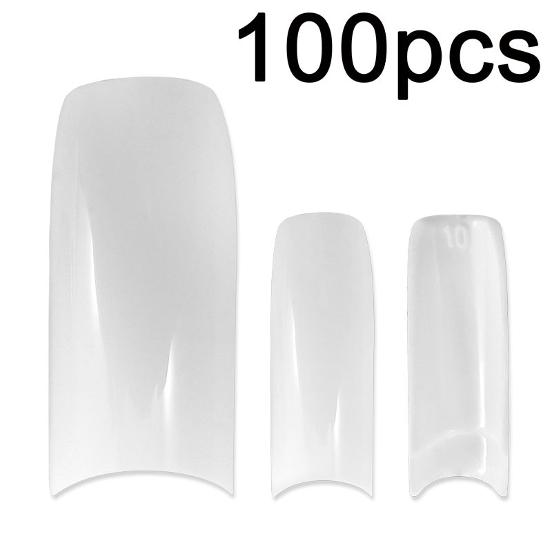 Prothèses Françaises Blanches Jinhong Art Nail (100 pcs) - gros plan prothèses