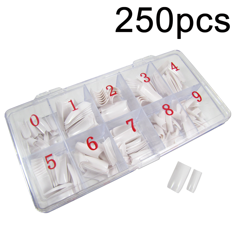Prothèses Françaises Blanches Jinhong Art Nail (250 pcs) - boite