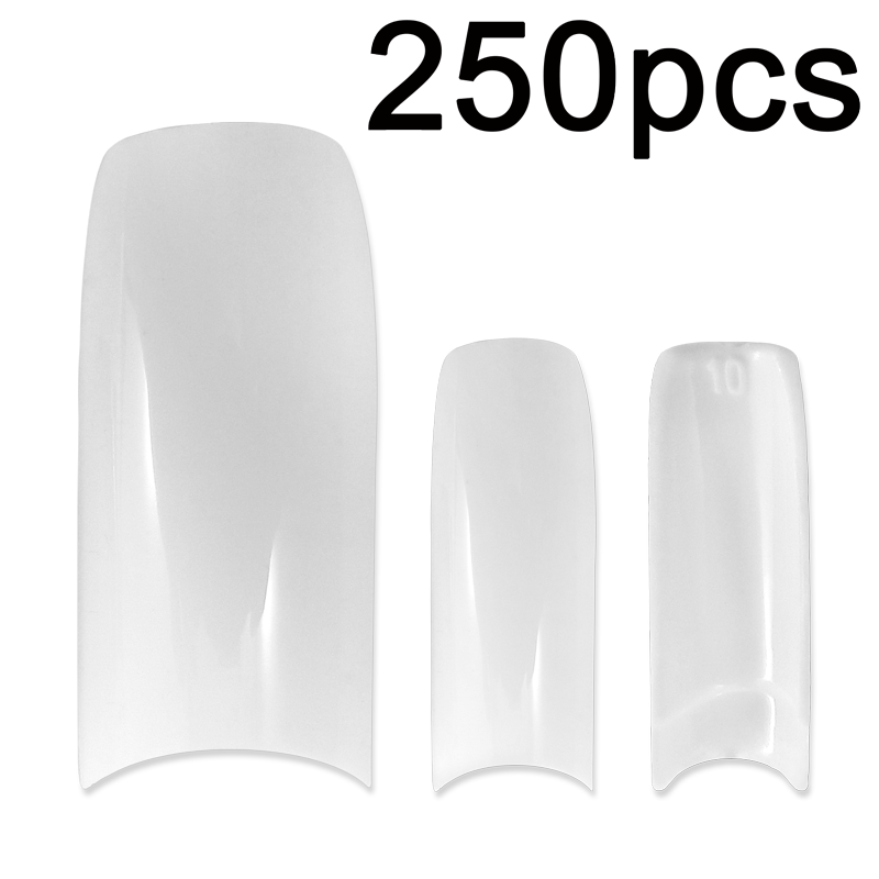 Prothèses Françaises Blanches Jinhong Art Nail (250 pcs) - gros plan prothèses