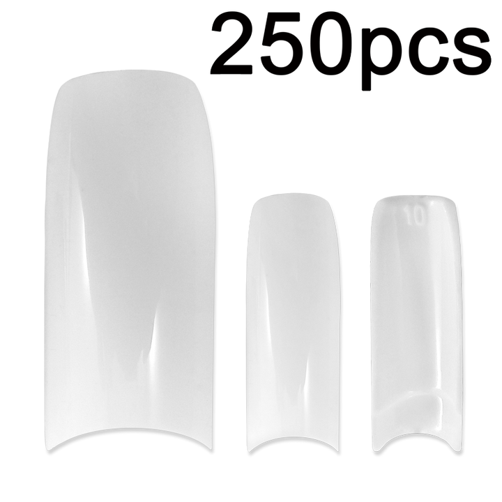 Prothèses Françaises Blanches Jinhong Art Nail (250 pcs) - gros plan prothèses