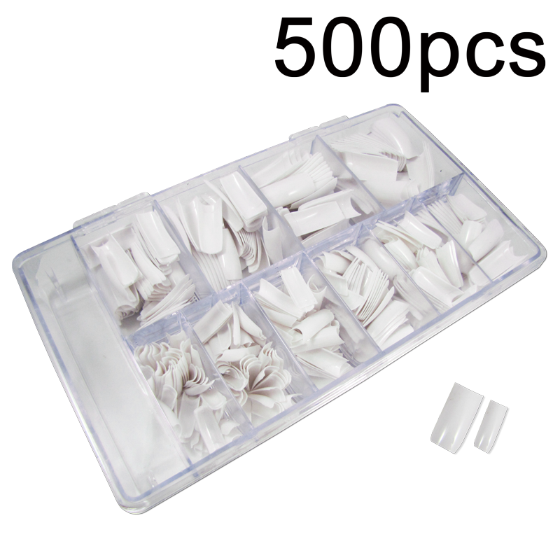 Prothèses Françaises Blanches Jinhong Art Nail (500 pcs) - boite