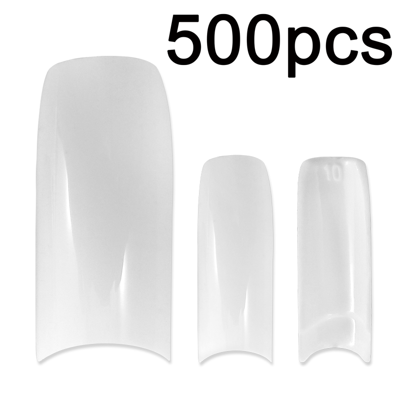 Prothèses Françaises Blanches Jinhong Art Nail (500 pcs) - gros plan prothèses