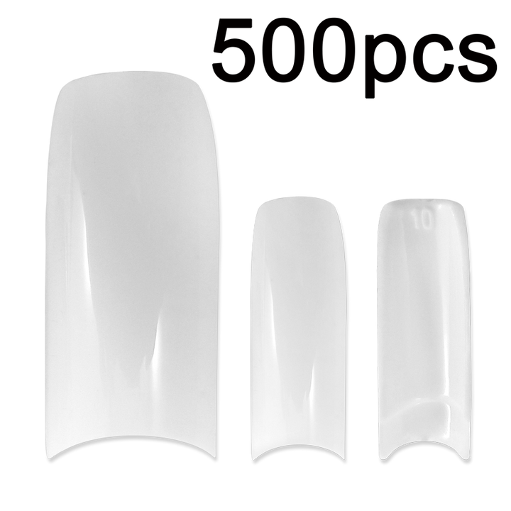 Prothèses Françaises Blanches Jinhong Art Nail (500 pcs) - gros plan prothèses
